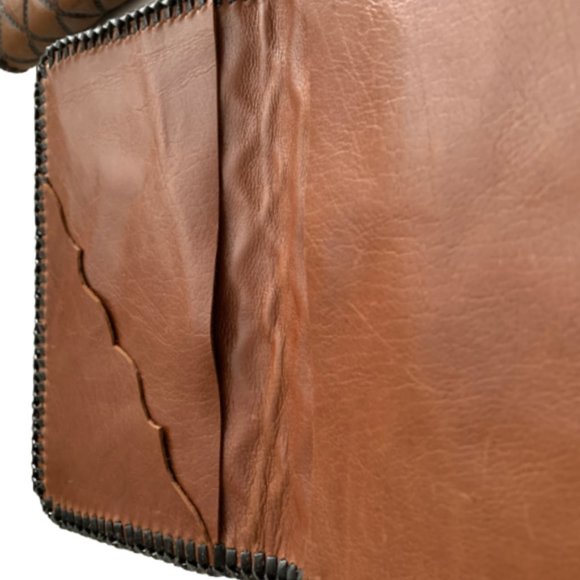 Luxury Hand Quilted Leather Journal/Diary Set - Picture 9 of 9